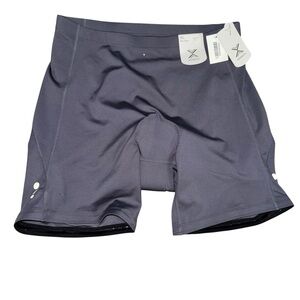 Xersion Women’s XL Classic Charcoal Bike Shorts Quick-Dri Reflective NWT